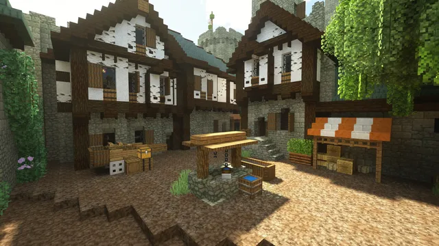 The thatched streets of Aldburg