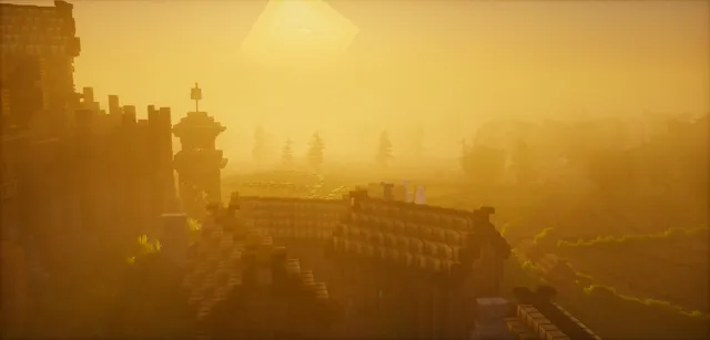 The hold at golden hour