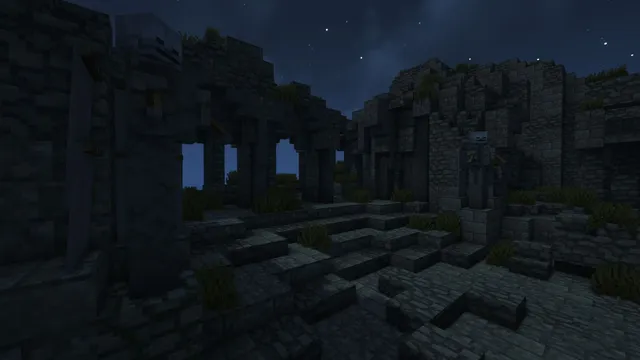 The ring of stones by night
