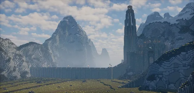 Helm's Deep — The Deeping-coomb and the Hornburg